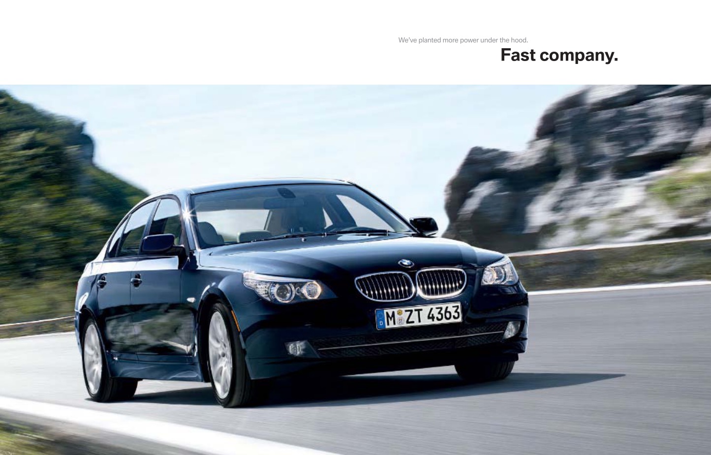 2008 BMW 5-Series Brochure Page 3